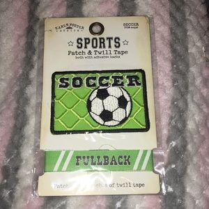 Soccer patch and twill tape